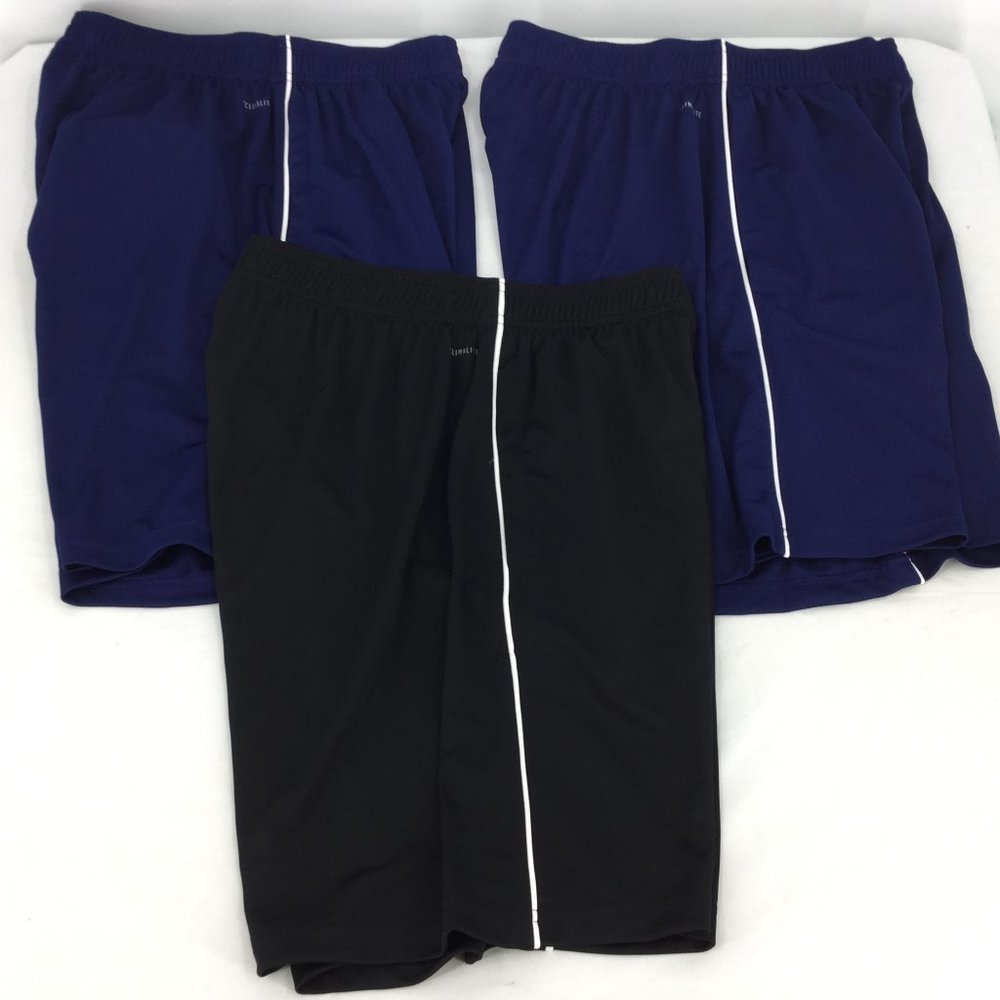 Adidas Bundle Women's Shorts - Black and Blue Size Small